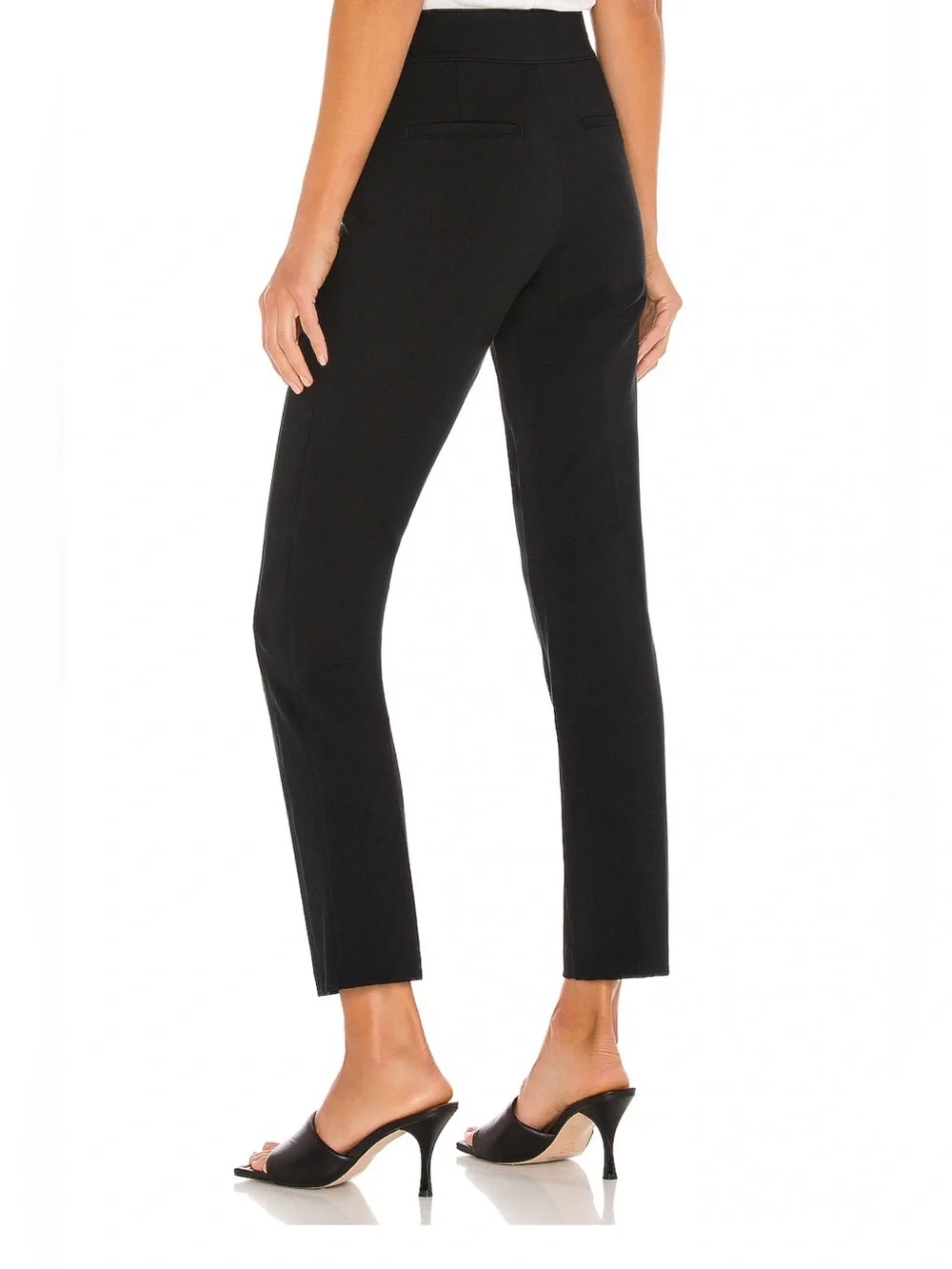 SPANXsmooth™ PerfectFit Ponte Ankle Straight Pant Pull On Black Size Small